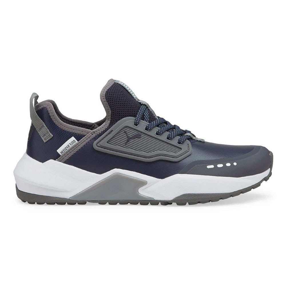 Puma Men's GS-One Spikeless Golf Shoes - White/High Rise - Maple